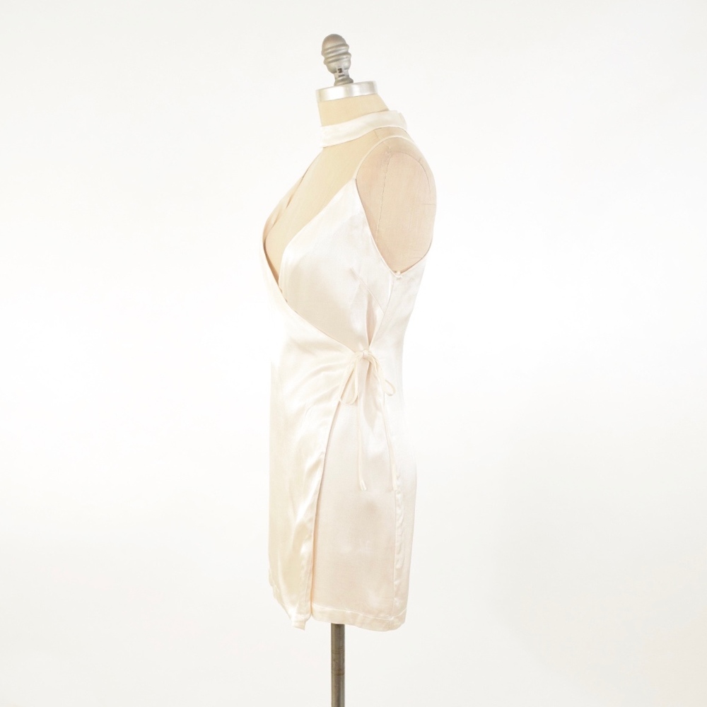 NWOT Endless Rose Satin Slip Dress - Picture 6 of 8